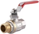 Кран шаровой прямой SOLOMON 1/2" ЗВ КР PN40 B1002 - изображение 1