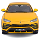 Модель Bburago Lamborghini Urus 1:18 Жовта (18-11042Y) (4893993010929) - зображення 4