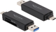 Czytnik kart Delock SuperSpeed USB 5 Gbps USB Type-C / Typ-A (4043619910045) - obraz 2