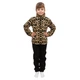 Свитшот детский флис Арлекин Леопард 4306-523 146 см Коричневый+черный - изображение 2
