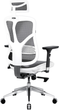 Fotel biurowy ergonomiczny Diablo Chairs V-Basic White-Grey (5902560334579) - obraz 3