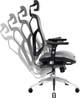 Fotel biurowy ergonomiczny Diablo Chairs V-Basic Black-Grey (5902560337259) - obraz 4