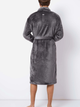 Szlafrok Aruelle Henry bathrobe L Szary (5907479343018) - obraz 2