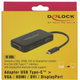 Adapter Delock USB Type-C - VGA / HDMI /DVI/ DisplayPort (4043619639298) - obraz 2