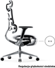 Fotel biurowy ergonomiczny Diablo Chairs V-Master Black-White (5904405577172) - obraz 6