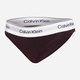 Majtki bikini damskie bawełniane Calvin Klein Underwear 000QF7047EBKC S Brązowe (8719856453404) - obraz 4