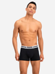 Zestaw majtek męskich typu bokserki 2 szt Puma Placed Logo Boxer 2p 90651903 S Czarny (8718824117089) - obraz 5