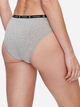 Zestaw damskich majtek typu figi 2 szt Calvin Klein Underwear 000QD3991E-BGH XL Szary/Czarny (8720107311107) - obraz 3