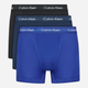 Zestaw majtek męskich typu bokserki Calvin Klein Underwear 0000U2662G-4KU M 3 szt Niebieski/Granatowy/Czarny (8719113950769) - obraz 1