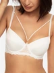 Biustonosz damski z fiszbinami Push-up Esotiq 41415-00X 70E Biały (5903972257777) - obraz 1