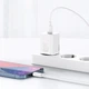 Мережевий зарядний пристрій Baseus 30W Super Si Quick Charger 1C PD3.0 30W Type-C 3A Білий - зображення 7