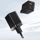 Мережевий зарядний пристрій Baseus 30W Super Si Pro Quick Charger QC3.0+PD3.0 30W USB+Type-C 3A Чорний - зображення 7