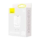 Мережевий зарядний пристрій Baseus 30W Super Si Pro Quick Charger QC3.0+PD3.0 30W USB+Type-C 3A Білий - зображення 10