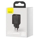 Мережевий зарядний пристрій Baseus 30W Super Si Quick Charger 1C PD3.0 30W Type-C 3A Чорний - зображення 9