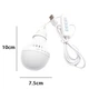 USB лампочка LED 5W с кабелем 130cm, регулировкой яркости и цвета (теплый/холодный), пластик, white - изображение 2
