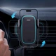 Автомобільний тримач з Бездротовим ЗП Baseus Milky Way Pro 15W black - зображення 8