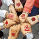 Набор "Любовь №2" из 10 временных тату по 12*7 см (Love-tattoo-mini-set-2-10) - изображение 7