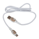 Кабель LogicPower USB 3.0 to USB Type-C 3A/30W/QC 1м Білий (C301DC) - зображення 2