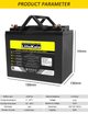 Аккумулятор LiitoKala LiFePO4 12V 30Ah +LCD со встроенным BMS, 4000+ циклов - изображение 8