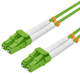 Patchcord światłowodowy Helos złącze LC Duplex do LC Duplex Zielony 20 m (4005938874750) - obraz 3