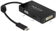 Adapter Delock USB Type-C - VGA/ HDMI/DVI 0.013 m Black (4043619639250) - obraz 1