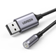 Звуковая карта Ugreen CM477 USB AUX jack TRRS Mic + Ear KT0210 25см Black (30757) - изображение 2