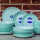 Набір посуду Luminarc Diwali Turquoise 25 предметів в тех тарі Бірюзовий - зображення 3