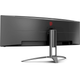 Монитор AOC 49" AG493UCX2, VA 5120x1440/165 Гц/HDMIx3/DP/USB-C/USB-хаб/HAS/Black (AG493UCX2) - изображение 6