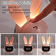 Аккумуляторний нічник-часи VHG F9, Rabbit Alarm Clock and Night Light, Pink - зображення 5