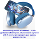 Наушники Bluetooth накладные беспроводные для телефона с микрофоном полноразмерные с поддержкой карты памяти sd блютуз Borofone Blue - изображение 9