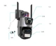 Вулична охоронна поворотна WIFI камера Dual Lens Zoom 8MP сирена, зум, iCSee віддаленим доступом онлайн - зображення 8