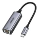 Перехідник USB 3.1 Type-C --> Ethernet RJ45 1000 Mb CM199 UGREEN Косм. Сірий - изображение 1