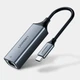 Перехідник USB 3.1 Type-C --> Ethernet RJ45 1000 Mb CM199 UGREEN Косм. Сірий - изображение 2