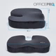 Подушка ергономічна для сидіння Officepro SP750B Velor Black - зображення 11