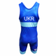 Трико борцовское Adidas UWW Ukraine Blue XL - изображение 3