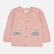 Детская вязаная кофта на пуговицах для девочки H&M 3001104ral 68 см Розовая (PS2030000316649) - изображение 1