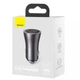 Автомобільний зарядний пристрій 60W 2×USB-A Baseus CGJM0000 Dark Gray - зображення 2