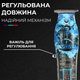Триммер для стрижки волос и бороды VGR V-923 аккумуляторный с LED-индикатором, синий - изображение 8