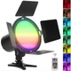 Світлодіодний освітлювач LED JSL-216 16x15 cm 128 Lights 2700K-6500K Remote - зображення 1