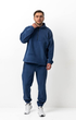 Мужской спортивный костюм на флисе в стиле оверсайз на молнии KM 00371 2XL-3XL Джинс ( AN-00371/02 E ) - изображение 7