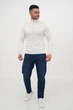 Гольф однотонний замок Trend Collection 10011 Білий (841/WHITE) XL - зображення 9