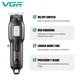 Тример VGR V-918 4 насадки/600mAh/IPX6/Black (10557) - зображення 5