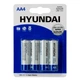 Батарейка AA LR6 Hyundai щелочная 1.5В - изображение 2