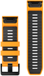 Pasek Garmin QuickFit Silicone Band 26mm Spark Orange/Graphite (010-13393-01) - obraz 2