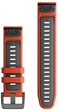 Ремінець Garmin QuickFit Silicone Band 22mm Flame Red/Graphite (010-13280-04) - зображення 2