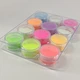 Набор люминесцентных пигментов (люминофор) Tricolor Glow Box для маникюра 12 шт * 5 г (1 набор) - изображение 2