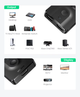 HDMI сплітер двонаправлений Ugreen CM311 з кабелем 1м, 2 In 1 Out HDMI Switcher Black 4K@60Hz (70607) - зображення 4