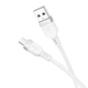 Кабель Hoco X109 Energy silicone charging data cable Micro White - изображение 1