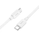 Кабель Hoco X96 Hyper 60W fast charging data cable Type-C to Type-C White - зображення 1