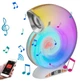 Bluetooth колонка, настільна лампа L39 mini 9511 c RGB-підсвічуванням, біла - зображення 9
